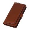 iPhone 7 Plus Flip Cases, Bonice Premium Leather Magnetic Detachable Folio Zipper Protective Phone Wallet Case with Multiple Card Slots Extra Wallet Storage for iPhone 7 Plus 5.5 inches - Brown #2 small image