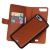 iPhone 7 Plus Flip Cases, Bonice Premium Leather Magnetic Detachable Folio Zipper Protective Phone Wallet Case with Multiple Card Slots Extra Wallet Storage for iPhone 7 Plus 5.5 inches - Brown #3 small image