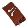 iPhone 7 Plus Flip Cases, Bonice Premium Leather Magnetic Detachable Folio Zipper Protective Phone Wallet Case with Multiple Card Slots Extra Wallet Storage for iPhone 7 Plus 5.5 inches - Brown #4 small image