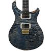 PRS CME Wood Library Custom 24 10 Top Quilt Faded Whale Blue w/Pattern Regular Neck #1 small image