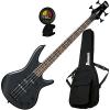 Ibanez GSRM20BWK GIO 4-String Mikro Electric Bass Weathered Black with Gig Bag and Tuner #1 small image