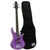 Ibanez GIO GSRM20MPL Metallic Purple 28.6&quot; Scale 4 String Bass Guitar w/ Gig Bag #1 small image