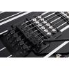 Schecter Guitar Research Synyster Gates Custom Electric Guitar - Black with Silver Pinstripes #6 small image