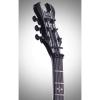 Schecter Synyster Custom Electric 6 String Guitar - Black w/Silver Pin Stripes #6 small image