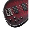 Schecter Hellraiser Extreme-4 4-String Bass Guitar, Crimson Red Burst Satin #4 small image