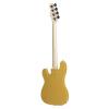 Normandy Guitars ALCB-SB-MPL 4-String Bass Guitar with Maple Fretboard, Schoolbus Yellow