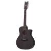 Schecter 3714 12-String Acoustic-Electric Guitar, Satin See-Thru Black #1 small image