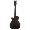Schecter 3714 12-String Acoustic-Electric Guitar, Satin See-Thru Black #2 small image