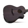 Schecter 3714 12-String Acoustic-Electric Guitar, Satin See-Thru Black #3 small image