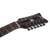 Schecter 3714 12-String Acoustic-Electric Guitar, Satin See-Thru Black #7 small image
