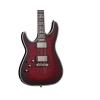Schecter Hellraiser C-1 Extreme Left Handed 6-String Electric Guitar, Crimson Red Burst Satin #2 small image