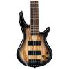 Ibanez GSR206SM 6-String Electric Bass (Natural Grey Burst) w/ Spalted Maple Top w/ Gig Bag and Stand #2 small image