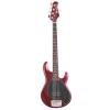 Ernie Ball Music Man Stingray 5 String Bass, Candy Red #1 small image