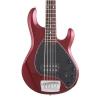 Ernie Ball Music Man Stingray 5 String Bass, Candy Red #2 small image