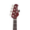 Ernie Ball Music Man Stingray 5 String Bass, Candy Red #3 small image