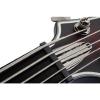 Schecter Hellraiser Extreme-5 5-String Bass Guitar, Crimson Red Burst Satin