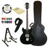 Guild Starfire Bass Guitar with Case &amp; ChromaCast accessories, Black #1 small image