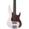 Mitchell TB500 Traditional Bass Guitar Transparent White Blonde Tortoise Pickguard #1 small image