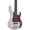 Mitchell TB500 Traditional Bass Guitar Transparent White Blonde Tortoise Pickguard #5 small image