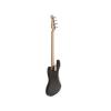 Fever 4-String Electric Jazz Bass Style with Gig Bag, Clip on Tuner, Cable and Strap, Color Black, JB43-BK #4 small image