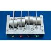 KSM FOUNDATION Bass Bridge (4-string) &quot;Nickel Body with Nickel Bolts&quot; #2 small image