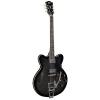 Hofner HOF-HCT-VTH-D-TBK Verythin Deluxe CT Electric Guitar, Transparent Black #2 small image