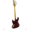 Effin Guitars model EJB/MRD Vintage Look Metallic Red Jazz Style Bass Guitar #4 small image