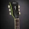 Hofner Contemporary Special Edition Verythin Guitar - Metallic Green with Black Stripes w/Bigsby Tremolo #4 small image