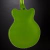 Hofner Contemporary Special Edition Verythin Guitar - Metallic Green with Black Stripes w/Bigsby Tremolo