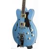 Hofner Verythin Limited Edition Contemporary Series Powder Blue 6-String Electric Guitar w/ Bigsby #4 small image