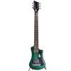 Hofner Shorty Limited Travel Electric Guitar w/ Gigbag - Metallic Dark Green
