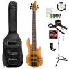 ESP LH1005SEBMHN-KIT-1 H Series H-1005SE 5-String Solid Burled Maple Top Electric Bass, Honey Natural #1 small image