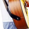 Guitar Strap, Vintage PU Guitar Strap,Wide Adjustment Range and Secure Leather Holes-Suitable for All Ages
