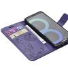 Galaxy S8+ Plus Cases Cover, Bonice 3 in 1 Accessory PU Leather Flip Practical Book Style Magnetic Snap Wallet Case with [Card Slots] [Hand Strip] Premium Multi-Function Design Cover, Purple #3 small image