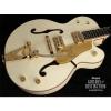 Gretsch G6136T-59GE Golden Era Edition 1959 Falcon with Bigsby Hollow Body Electric Guitar Vintage White (SN:JT15113561) #1 small image