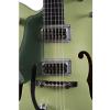 Gretsch G6118TLH Anniversary w/ Bigsby Left-Handed - Two Tone Smoke Green #4 small image