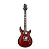 Cort M600TBC M Series Electric Guitar with Tremelo, Flamed Maple Carved Top, Black Cherry