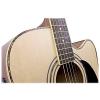 Cort AD880CENS Standard Dreadnought Acoustic-Electric Guitar Spruce Top, Single Cutaway, Natural Satin #4 small image