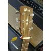 Cort L100 OC Acoustic Electric Guitar Fishman Pickup and Tuner Solid Spruce Top #5 small image
