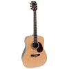Cort EARTH100RWNAT Dreadnought Acoustic Guitar Solid Sitka Spruce Top, Rosewood Back &amp; Sides, Natural #1 small image