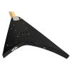 Stedman Flying V Series Electric Guitar With Many Accessories - Black with Yellow Stripe
