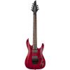 Jackson SLATXMGQ3-7 Soloist Electric Guitar, Rosewood Fingerboard, Quilted Top - Trans Red