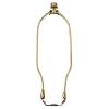 Royal Designs 7 Heavy Duty Lamp Harp, Finial and Lamp Harp Holder Set, Polished Brass, More Sizes Available (HA-1001-7BR-1) by Royal Designs, Inc