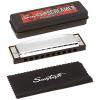 Sawtooth ST-HARP-SCREAM-F Screamer Chrome Plated Harmonica, Key of F with Case and Cloth #1 small image