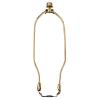 Royal Designs 10&quot; Heavy Duty Lamp Harp, Finial and Lamp Harp Holder Set, Polished Brass, More Sizes Available (HA-1001-10BR-1) #1 small image