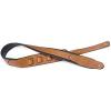Stagg SPFL 40 HON Padded Leather Style Guitar Strap, Honey