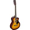 Stagg SA20ACE SNB Auditorium Cutaway Acoustic-Electric Guitar - Sunburst #1 small image