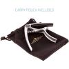 Nordic Essentials Guitar Capo Deluxe with Carrying Pouch - Classy Matte Silver #3 small image