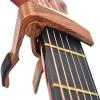 Guitar Capo Guitar Picks Acoustic &amp; Electric Guitar Capo Key Clamp With Free 4 Pcs Guitar Picks - lightweight Zinc alloy (Rosewood)