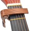 Guitar Capo Guitar Picks Acoustic &amp; Electric Guitar Capo Key Clamp With Free 4 Pcs Guitar Picks - lightweight Zinc alloy (Rosewood)